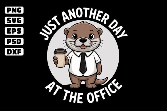 A Cute Otter SVG Design for Crafters & Commercial Graphics