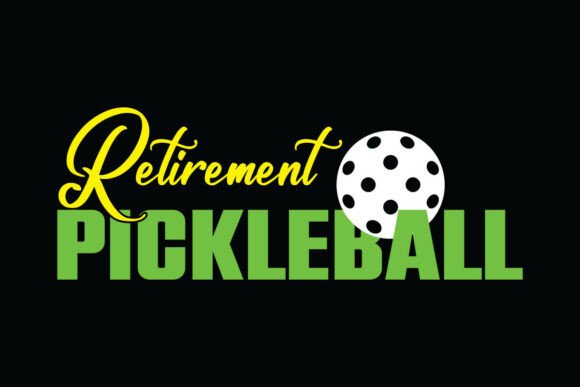 A Graphic Designer's Review of the Retirement Pickleball SVG Asset