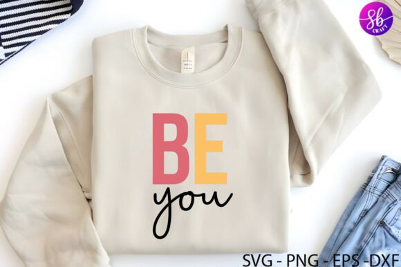Be You Boho Motivational SVG for Embroidery Projects