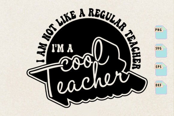 Cool Teacher Graphics for Crafting & Selling
