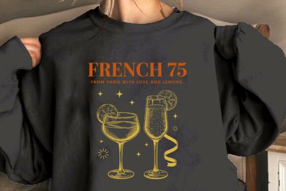 Crafting with the Summer French 75 Cocktail SVG Graphics