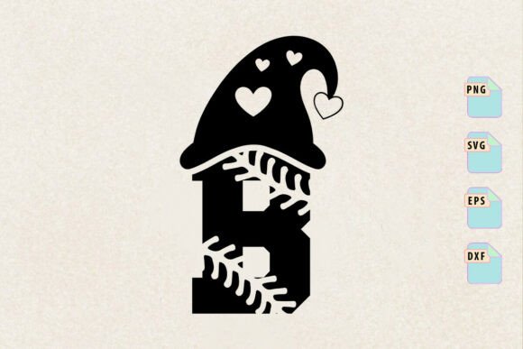 Embroidery Review: Baseball Christmas Font B Letter SVG
