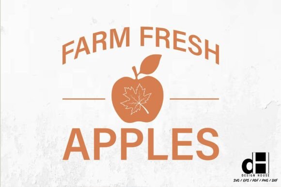 Fall Autumn Farm Fresh Apples SVG PNG Review