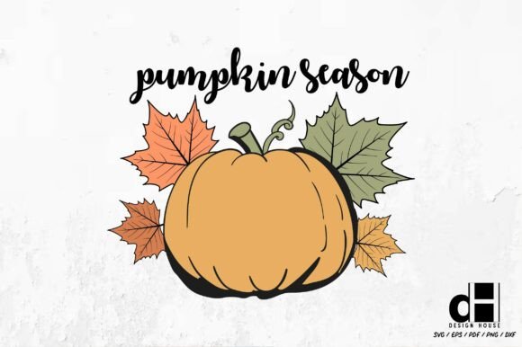 Fall Autumn Pumpkin Season SVG PNG for Crafts and Graphics
