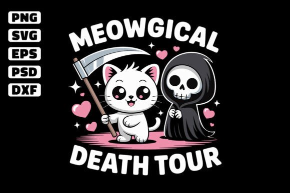From Graphics to Crafts: The Grim Reaper Riding Cat SVG