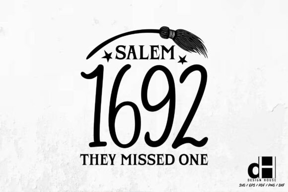 Funny Salem 1692 Halloween SVG PNG for Graphics & Crafts