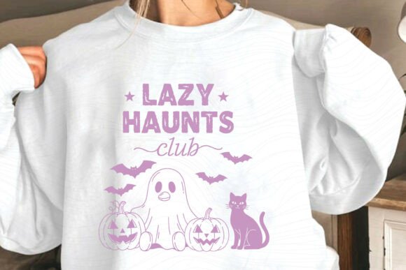 Lazy Haunts Club: A Charming Halloween Duck SVG for Crafts