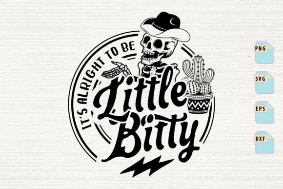 Little Bitty Western Skeleton Baby: A Graphics Review for Crafts