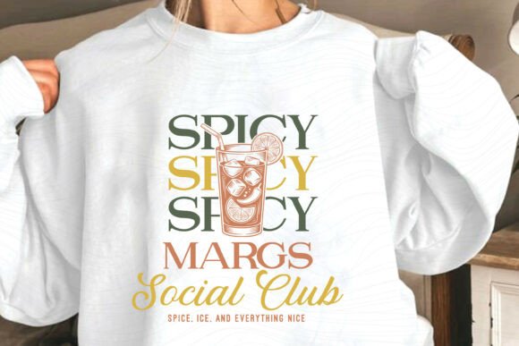 Spicy Marg Social Club SVG PNG Design for Crafters