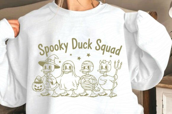 Spooky Duck Squad Halloween SVG: A Graphics and Crafts Gem
