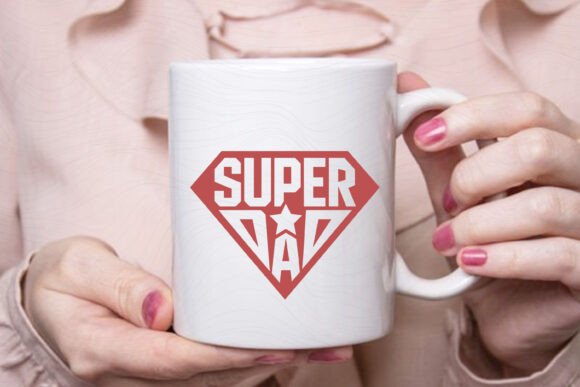 Super Dad SVG Design for Blog Graphics & Crafts