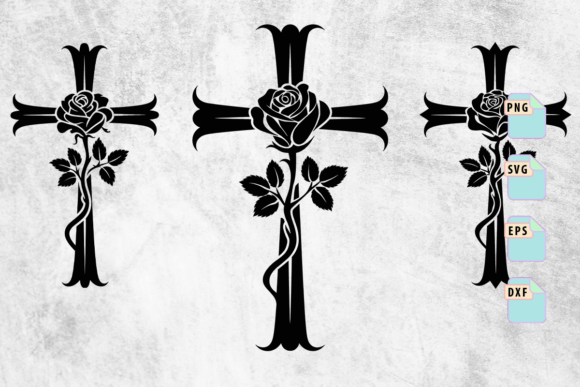 The Rose Cross SVG Floral Faith Design: A Graphics Craft for Brand Storytelling